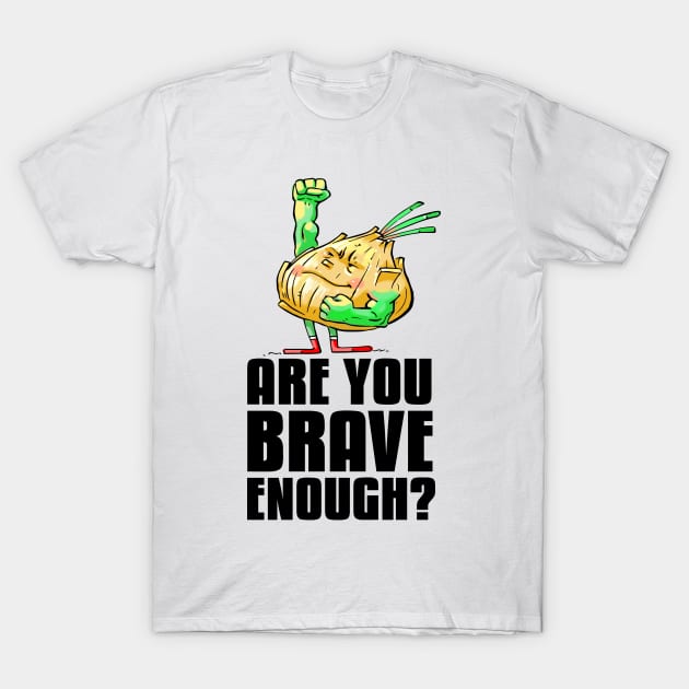 Veggie Superheroes / Strong Onion / Foodietoon T-Shirt by ProjectX23